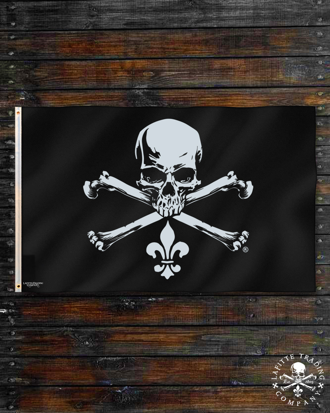 Jean Lafitte's Jolly Roger Pirate Flag – JEAN LAFITTE TRADING COMPANY®